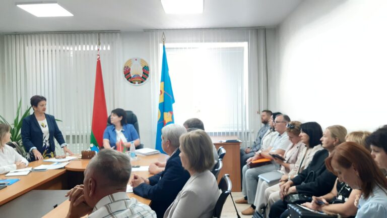 Заседание районного отделения группы управления по реализации профпроекта «Кобринский район – территория здоровья»